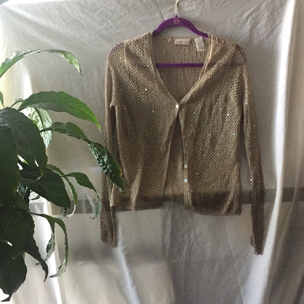Gold sweater